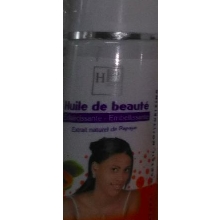H20 JOURS Huile de beauty Extrait natural de Papaya